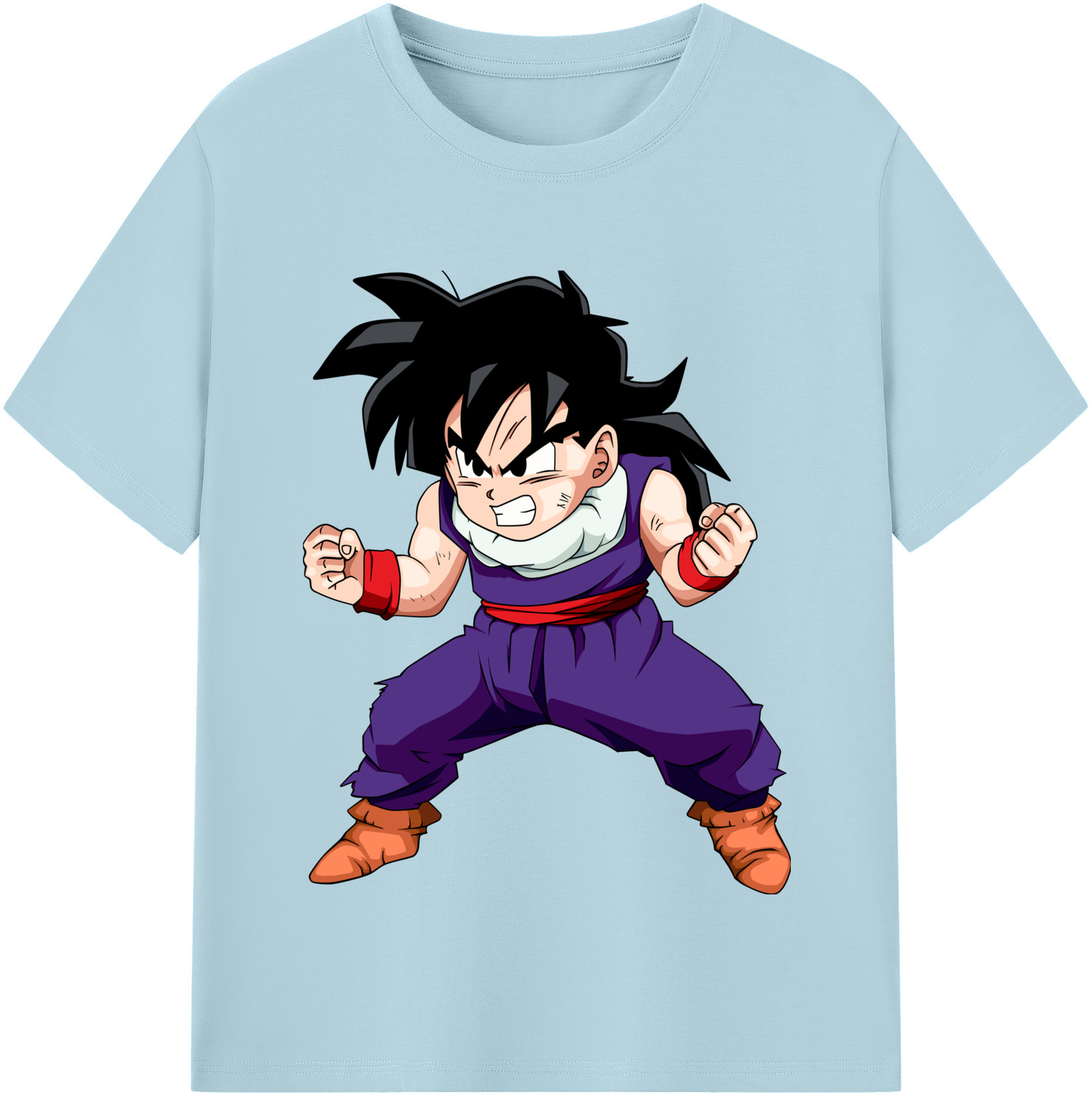 （画像用） ドラゴンボール 孫 悟飯（そんごはん）DRAGON BALL Son Gohan 綿100％半袖Tシャツ（フロントプリント）